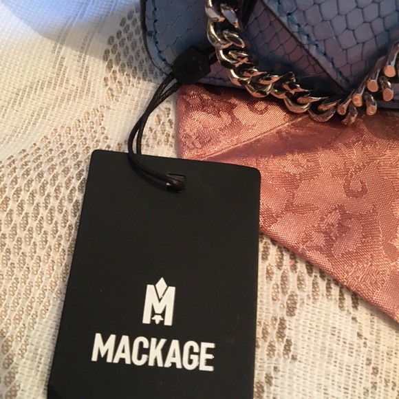 Mackage Mermaid Blue Sky Zoe crossbody clutch - Picture 10 of 12